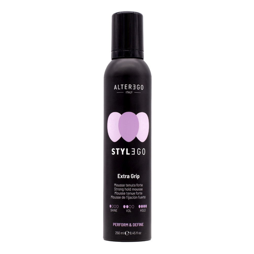 Alterego Stylego Extra Grip 250ml - mousse tenuta forte