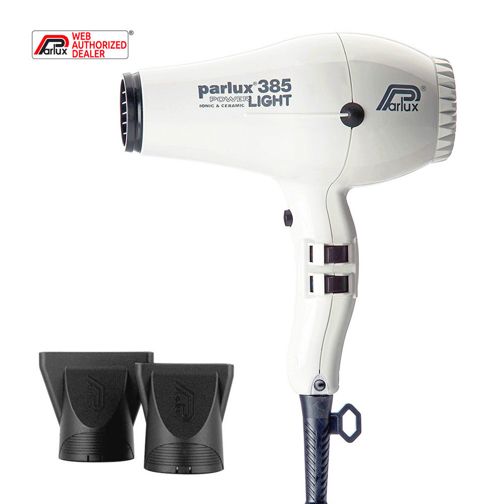 Parlux 385 Powerlight Ionic & Ceramic Weiß - haartrockner | Hair Gallery