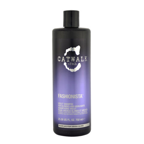 Catwalk Fashionista Violet shampoo 750ml - Anti-Gelb Shampoo für blondes Haar