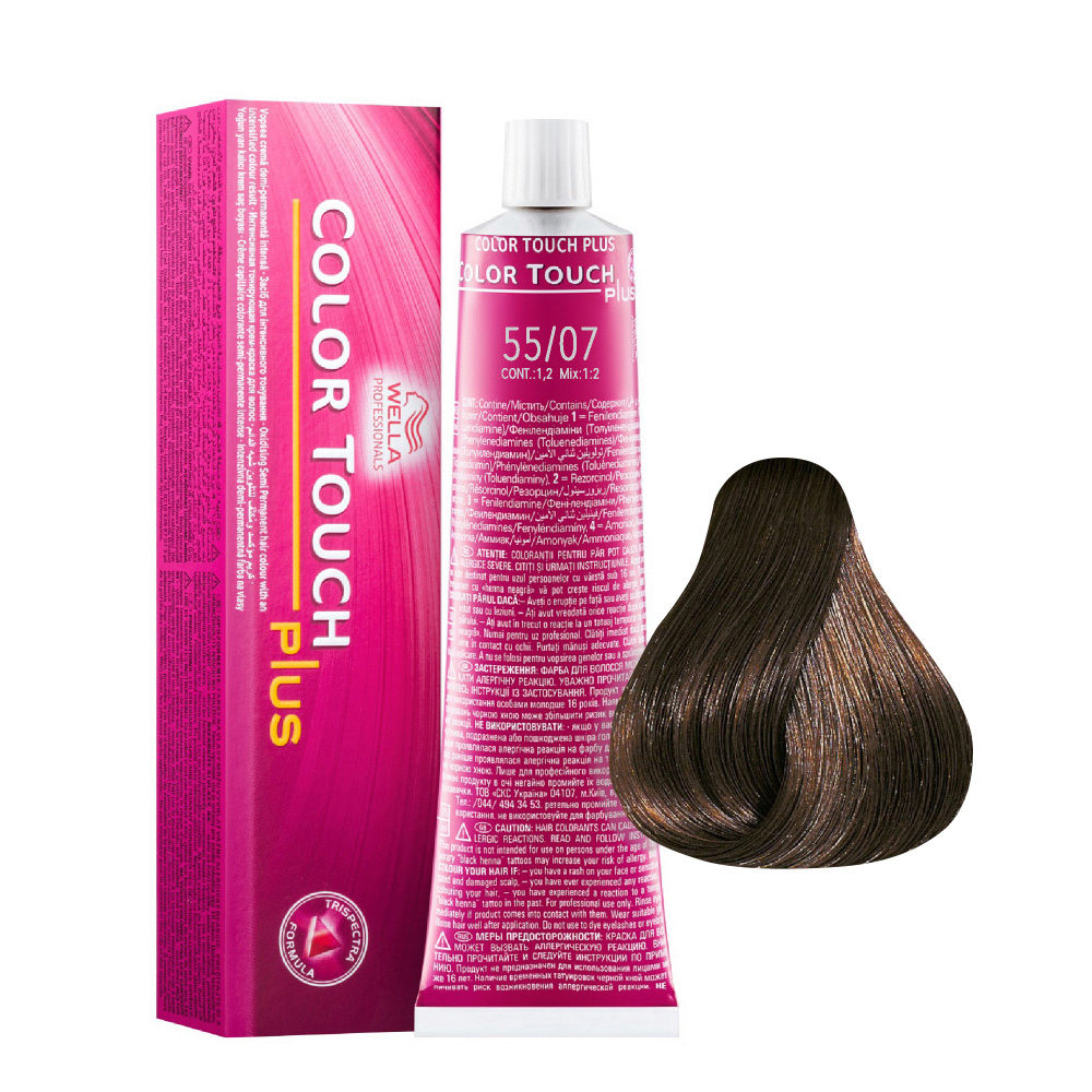 55/07 braun Chiaro Intenso Naturale Sabbia Color Touch senza ammoniaca |  Hair Gallery