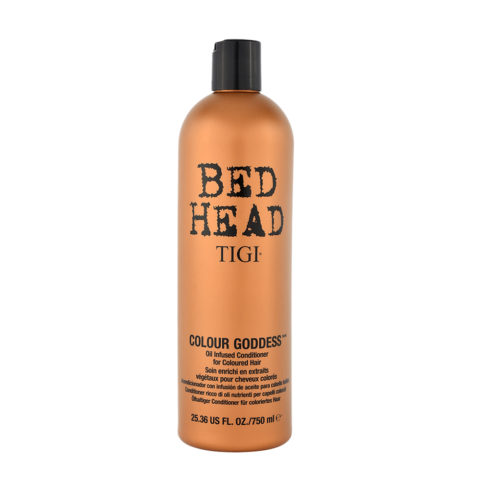 Tigi Bed Head Colour Goddess Oil infused Conditioner 750ml - feuchtigkeitsspendende Spülung für coloriertes Haar