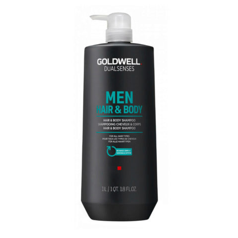 Dualsenses men Hair & body shampoo 1000ml - Duschshampoo für alle Haartypen