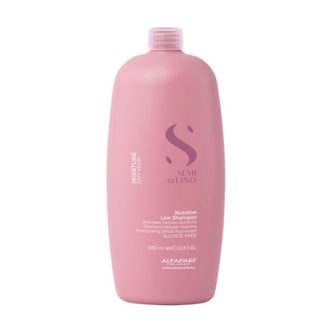 Semi Di Lino Moisture Nutritive Low Shampoo 1000ml - sanftes nährendes Shampoo für trockenes Haar