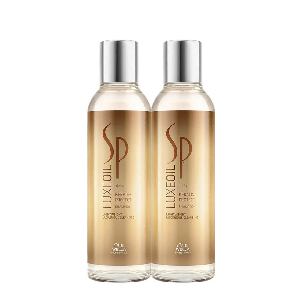 Wella SP Luxe Oil Keratine protect shampoo 200ml kit 2 pcs | Hair Gallery