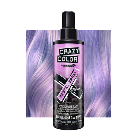 Crazy Color Pastel Spray Lavender 250ml - vorübergehende Farbe Lavandel Spray