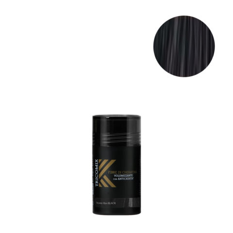 Fibre Black 12gr - Volumisierende Keratinfasern Mit Anti-Haarausfall-Effekt Schwarz