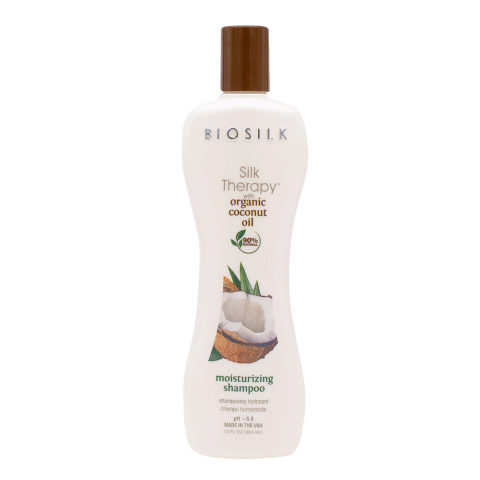 Silk Therapy Moisturizing Shampoo With Coconut Oil 355ml - feuchtigkeitsspendendes Shampoo