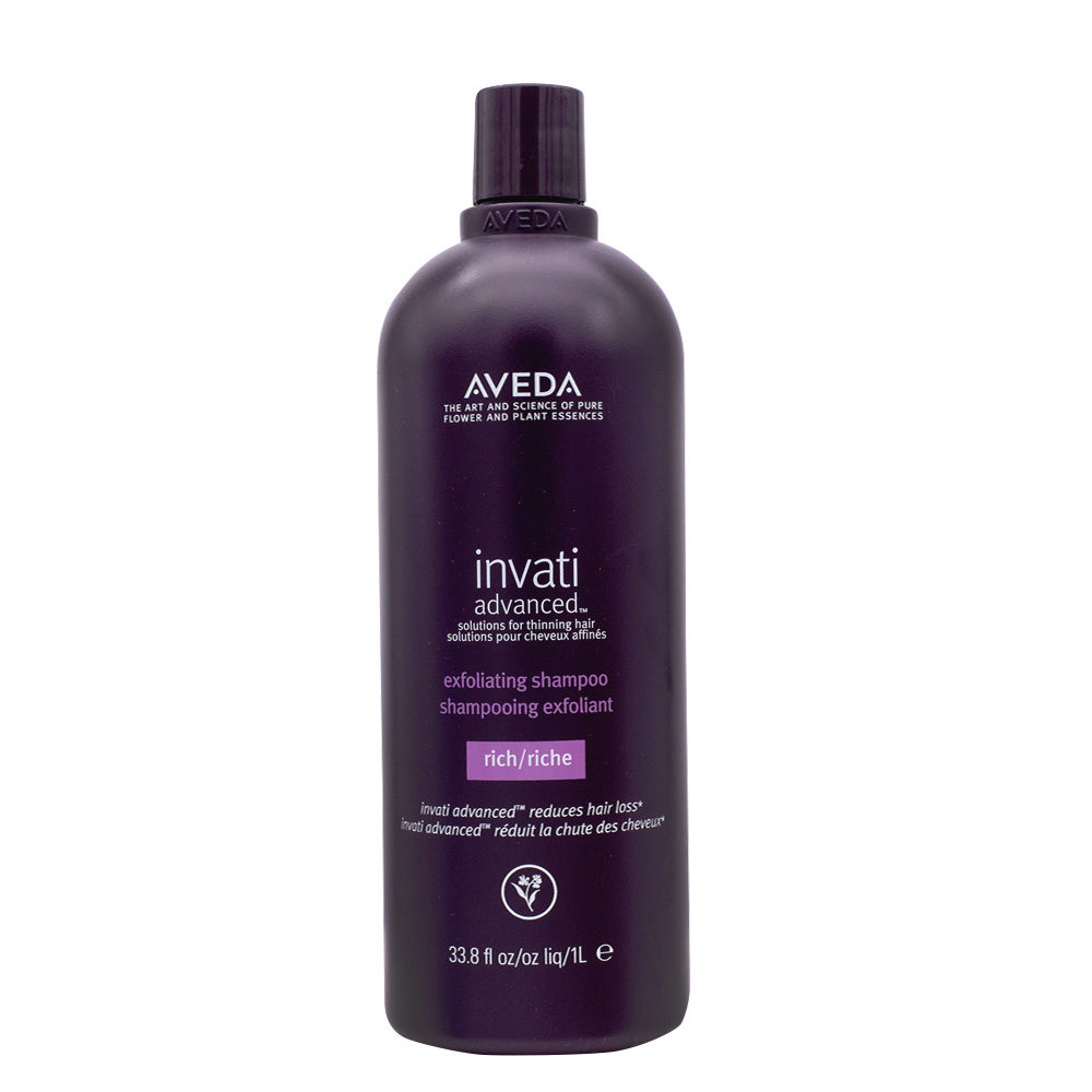 Aveda Invati Advanced Exfoliating Shampoo Rich 1000ml - reichhaltiges  Peeling-Shampoo | Hair Gallery