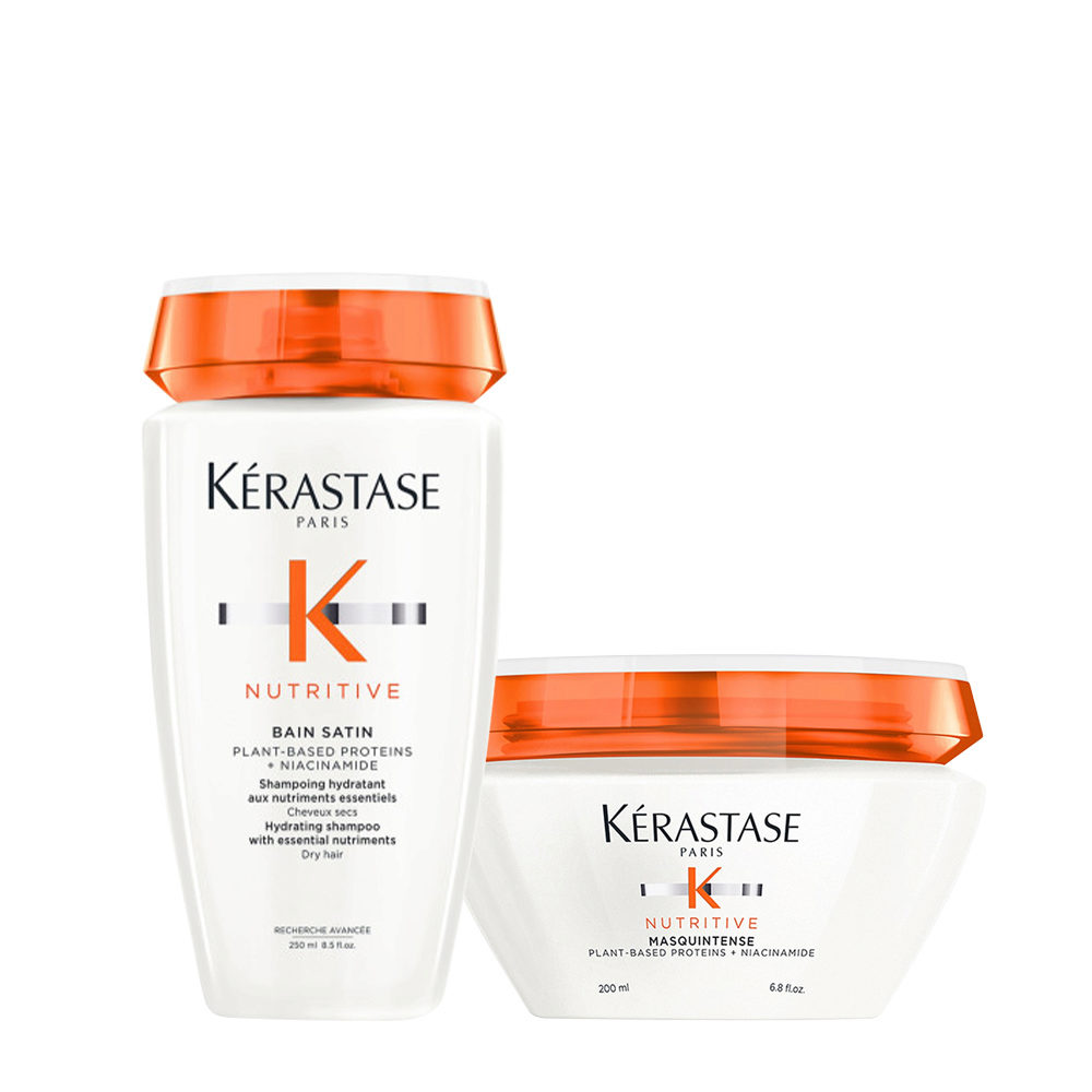 Kerastase Nutritive Kit Satin 1 Shampoo 250ml Masquintense 200ml normal or  dry hair | Hair Gallery