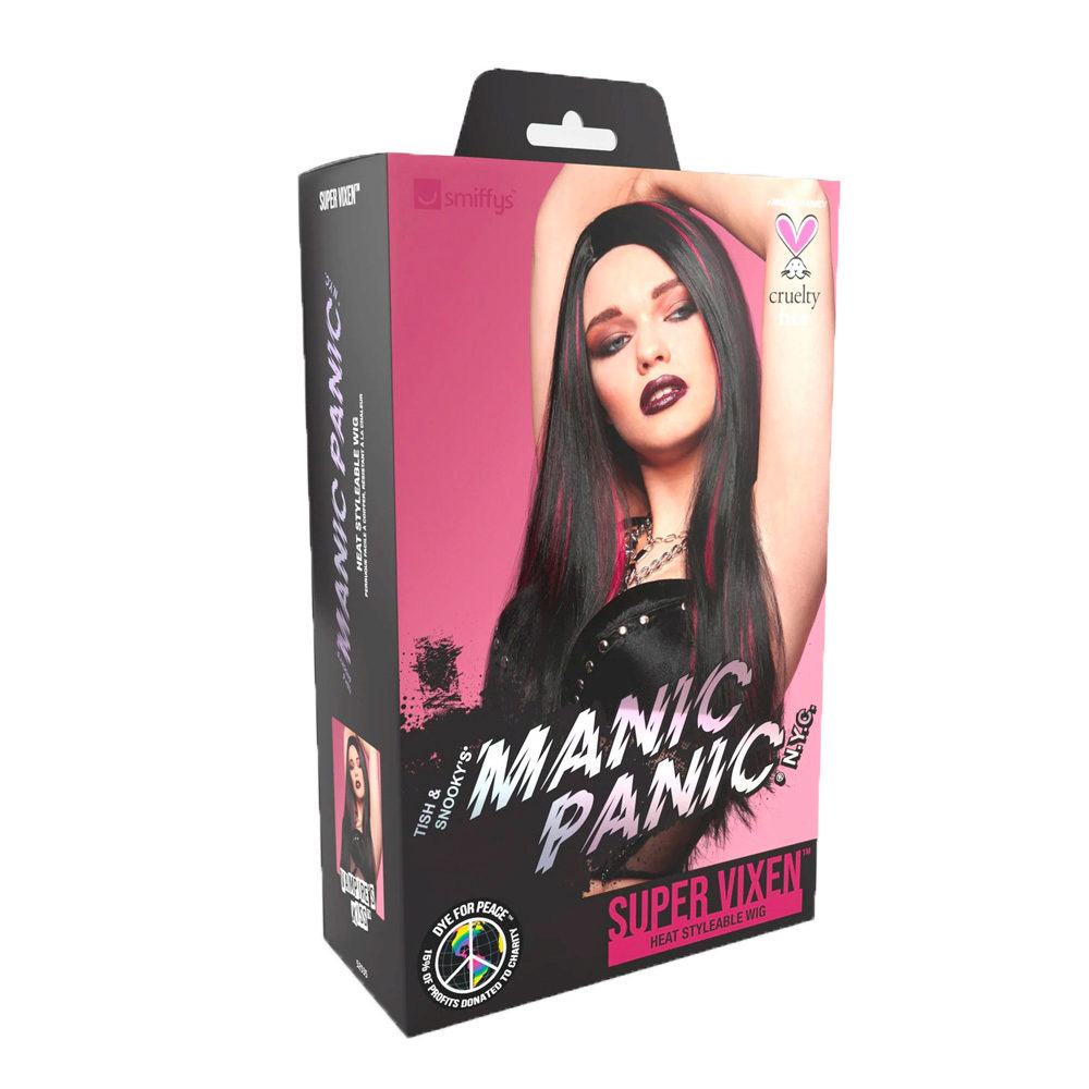 Manic Panic Vampire's Kiss Super Vixen Perücke - schwarze Perücke | Hair  Gallery