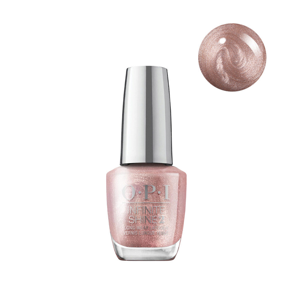 OPI Nail Lacquer Infinite Shine ISLLA01 IS Metallic Composition 15ml -  langanhaltender Nagellack Rosé-Gold | Hair Gallery