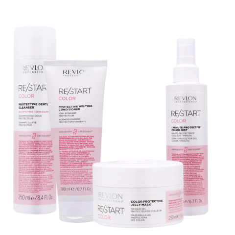 Revlon Restart Color Protective Gentle Cleanser Shampoo1000ml  Conditioner750ml Mask500ml | Hair Gallery
