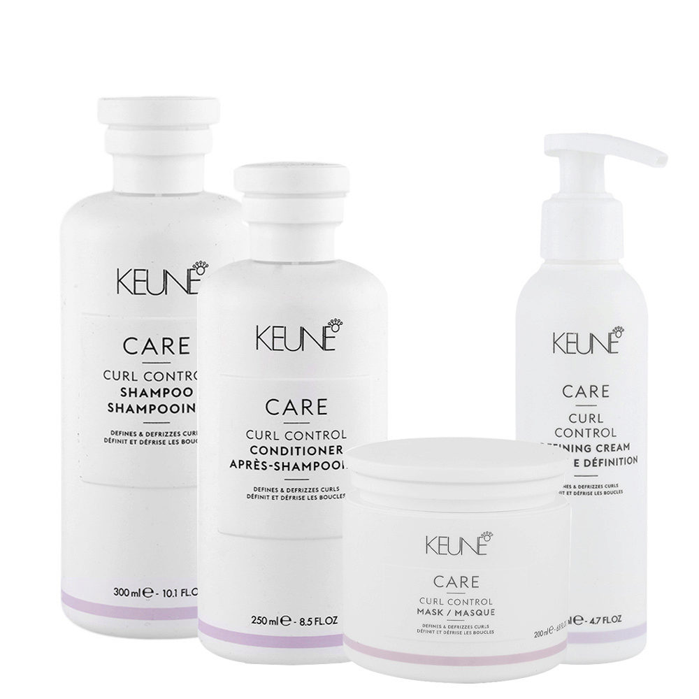 Keune Care Line Curl Control Shampoo300ml Conditioner250ml Mask200ml  Defining Cream140ml | Hair Gallery