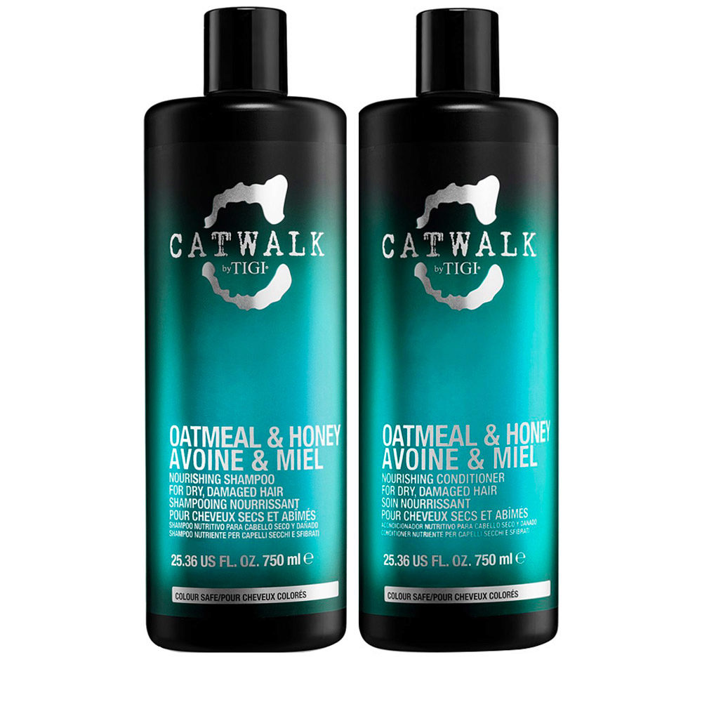Tigi Catwalk Oatmeal & Honey Shampoo 750ml Conditioner 750ml | Hair Gallery