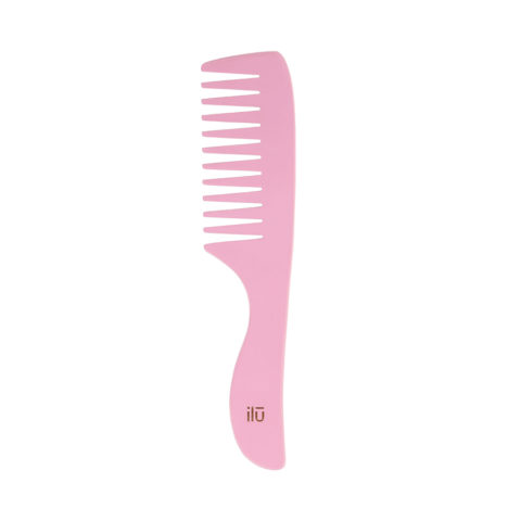 Ilū Bamboom Hair Comb Pink Flamingo - breiter Zahnkamm