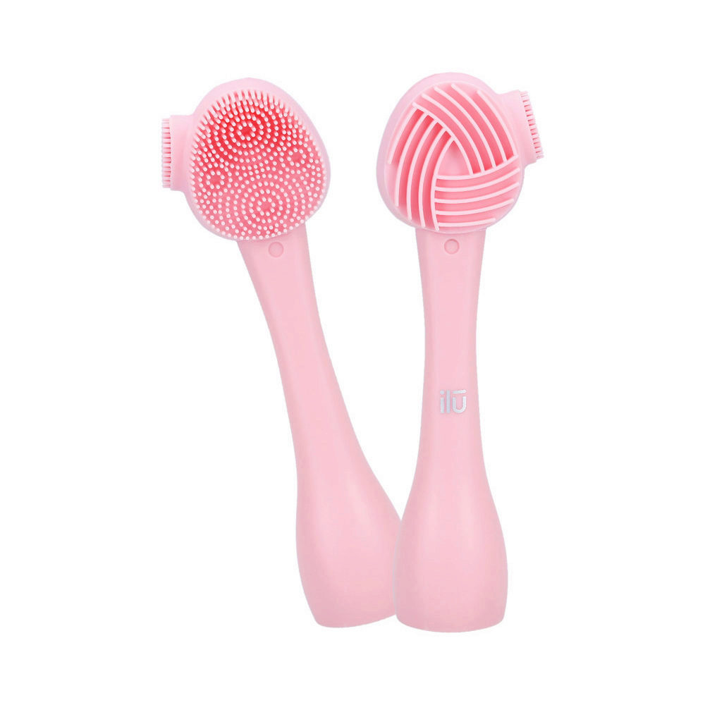 ilū Skin Care Face Brush Pink - Silikon-Gesichtsbürste | Hair Gallery