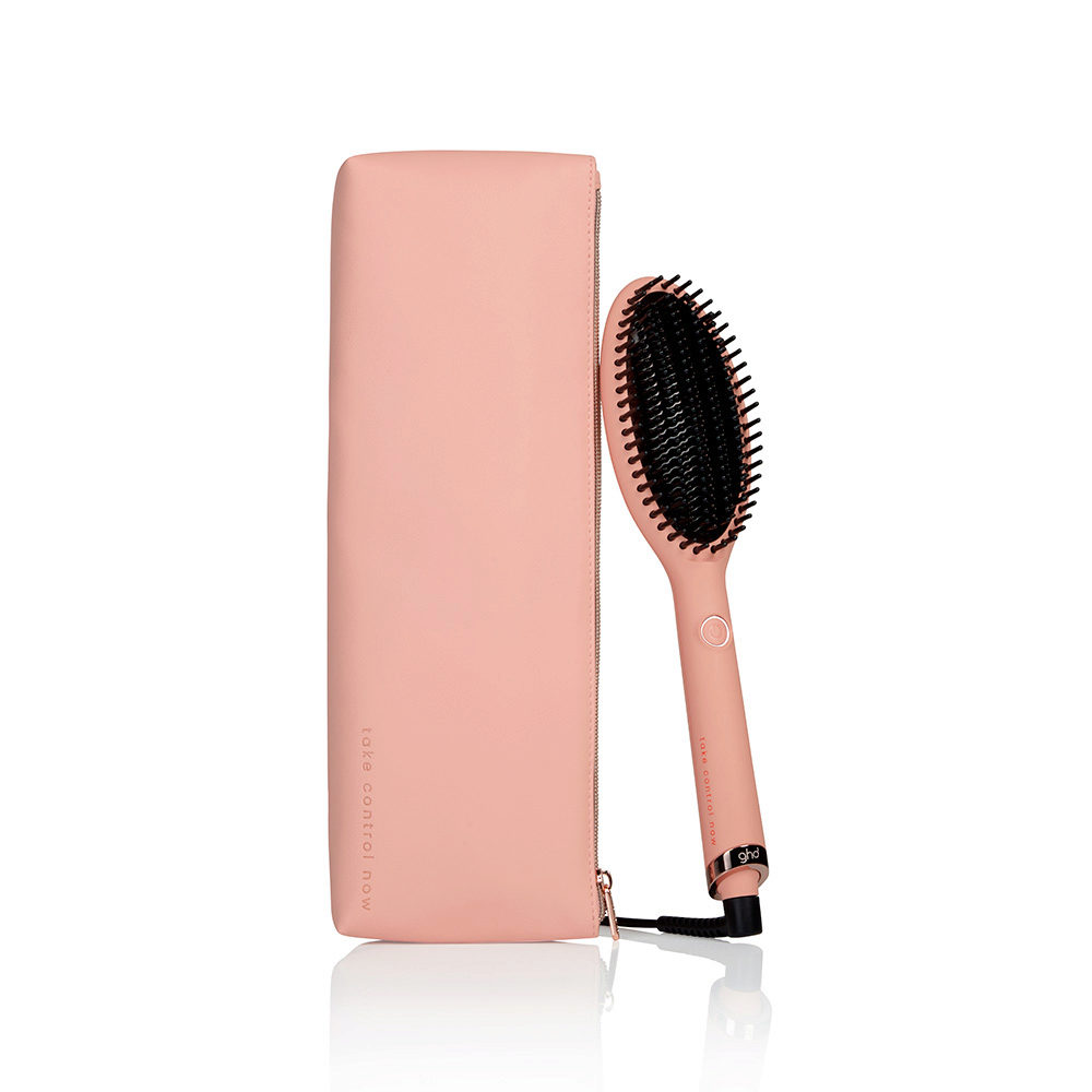Ghd Glide Pink 2023 - Pfirsichrosa Glättungsbürste | Hair Gallery