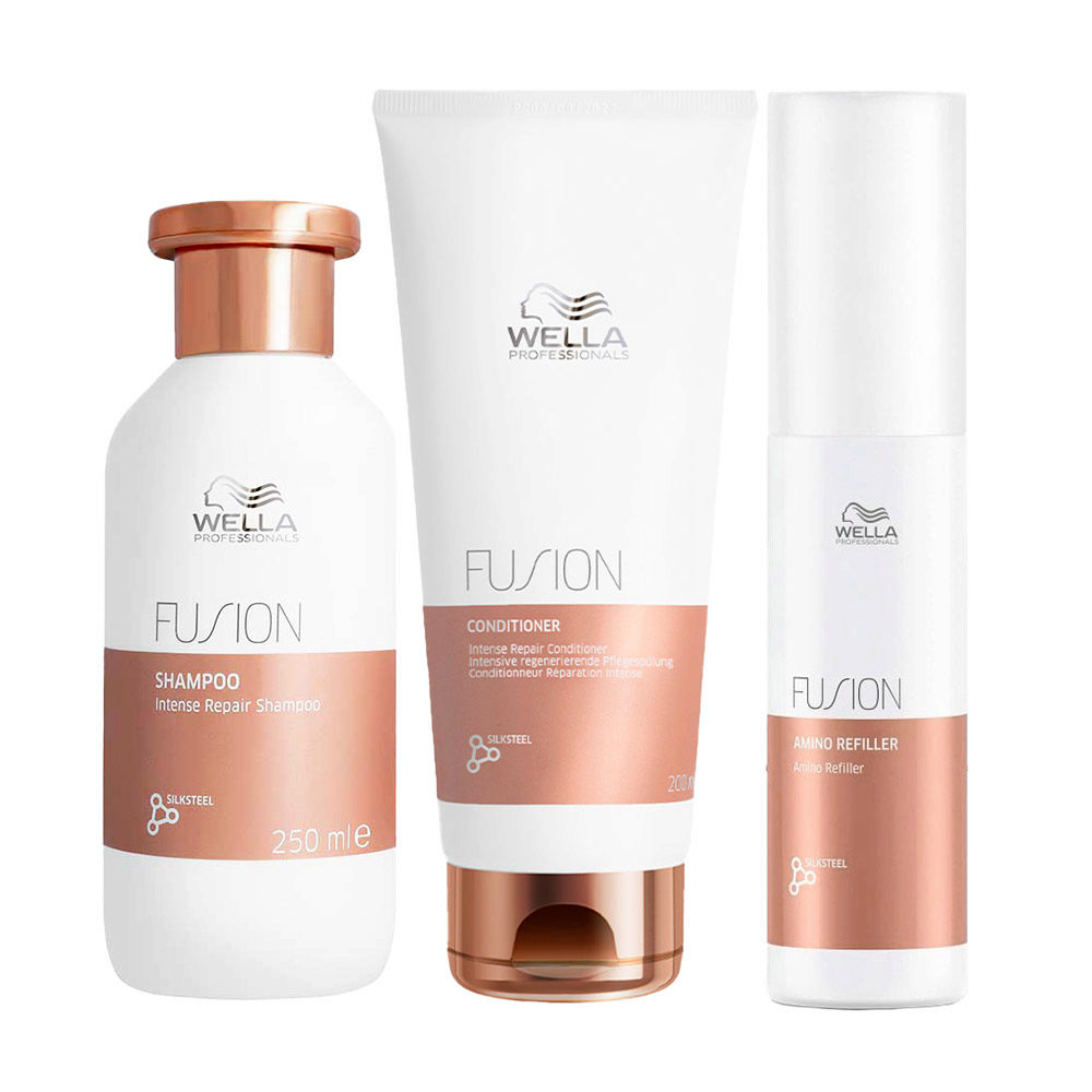 Wella Fusion Intense Repair Shampoo 250ml Conditioner 200ml Refiller 70ml |  Hair Gallery